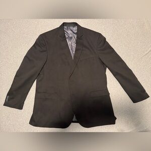 Kenneth Cole New York Sleek Black Men's Blazer 50L, New York Skyline on Back